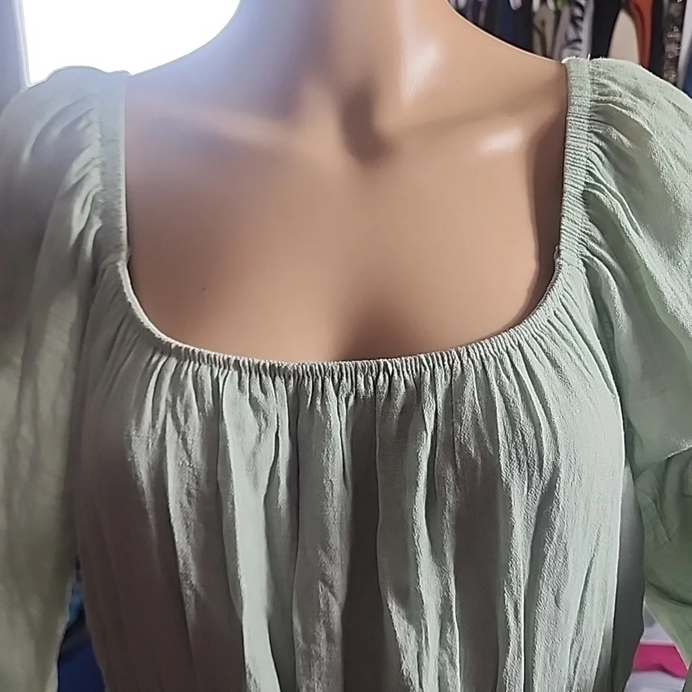 Sweet Wanderer Elegant Color Block Dress 3XL Coastal" Aesthetic - Picture 6 of 8